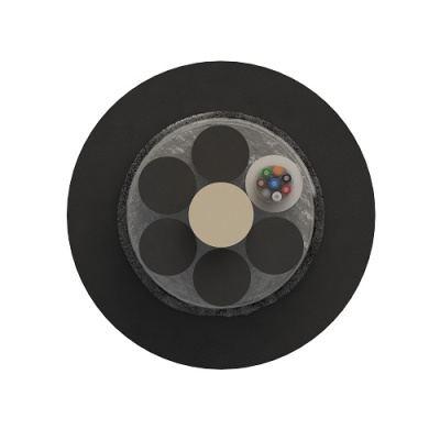 Кабель оптический подвесной самонесущий, многомодульный,  армированный стеклонитями,  G.652.D, 32 волокна, 10кН от ооо комтел 