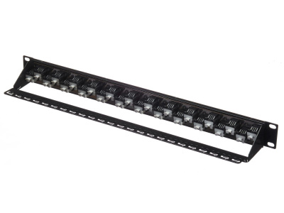 изображениеПатч-панель UTP, 19", 24 порта RJ45, cat.6а, 1U, Dual Type IDC, NETKO Expert СКС