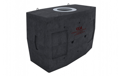 Колодец ККСр-5-80 ГЕК-ССД (В25) в двухслойной битумно-латексной гидроизоляции от ооо комтел 