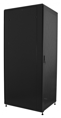 изображениеD4260100BWTWOF | Шкаф телекоммуникационный напольный 42U 19" серверный 600х1000 черный, дверь перфорация