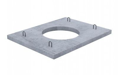 Плита перекрытия колодца ККСр-1-10(80) (В20) от ооо комтел 