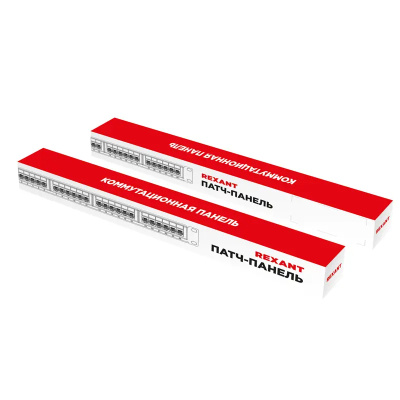 изображениеПанель коммутационная 19" PRO, 1U, 24 порта, UTP, RJ-45, CAT 6 REXANT
