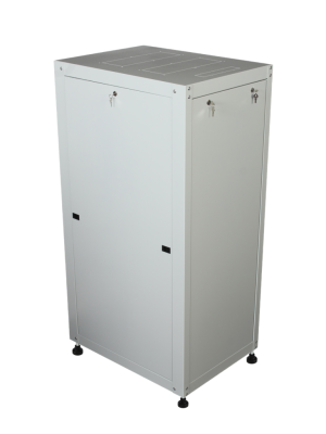 изображениеB256060GWTWOF-RU | Шкаф телекоммуникационный напольный 25U 19" серверный 600х600 серый, дверь стекло