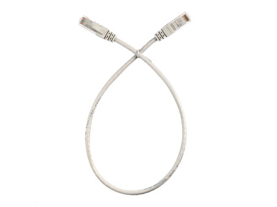 Патч-корд UTP4 cat.6, 0.5м, литой коннектор, серый Netko CKC