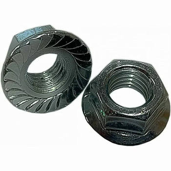 Гайка с насечкой, препятствующей откручиванию М6 изображение