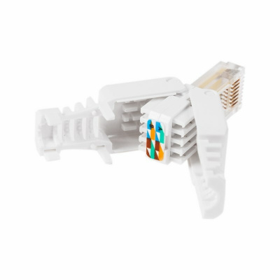 Коннектор RJ45 (8p8c) cat.5e, быстрозажимной ручной, для одножильного и многожильного UTP кабеля, NETKO Optima изображение