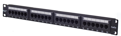 изображениеПатч-панель 19", 24 порта RJ-45, категория 5Е, Krone IDC
