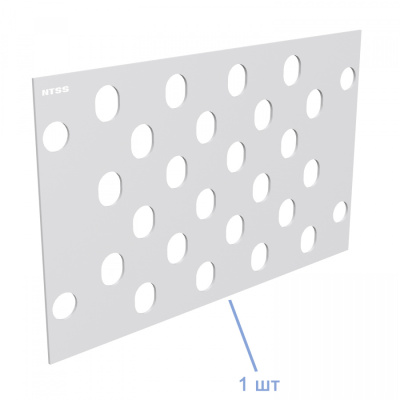 Кросс NTSS оптический настенный, укомплектованный, 24 порта ST/UPC, 62.5/125 мкм (планки, сплайс-кассета, пигтейлы, КДЗС, адаптеры) серый RAL 7035