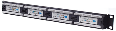 изображениеПатч-панель 19", 1U, 24 порта RJ-45, категория 5Е, 110 IDC