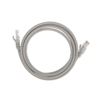 Патч-корд U/UTP, CAT 6, RJ45-RJ45, 26AWG, LSZH, серый, 2м REXANT