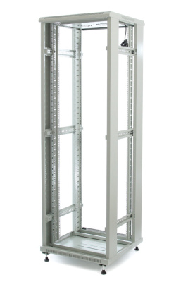 изображениеB386060GWTWOF | Шкаф телекоммуникационный напольный 38U 19" серверный 600х600 серый, дверь стекло