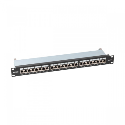 изображениеПатч-панель NTSS PREMIUM 1U 24 порта RJ45 FTP cat.5е, Krone IDC (инструмент в комплекте), с органайзером