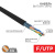 картинка кабель витая пара f/utp, cat 5e, pe, 4pr, 24awg, outdoor, solid, черный, 305м, рф rexant