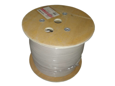 картинка кабель sftp4 cat.5е, одножильный, экранированный + оплетка, 305м, cu, netko optima