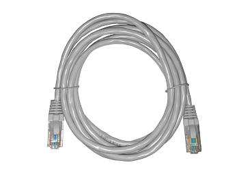 Шнур коммутационный Technolink UTP4 2хRJ-45 кат.5e  2м  LSZH серый изображение