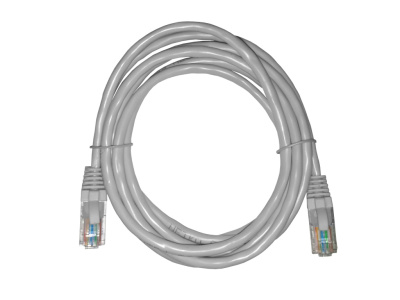 Шнур коммутационный Technolink UTP4 2хRJ-45 кат.5e  2м  LSZH серый изображение