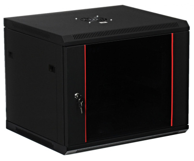 изображениеC096060BWTWOF | Шкаф телекоммуникационный настенный 9U 600x600 черный