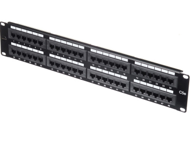 изображениеПатч-панель UTP, 19", 48 портов RJ45, cat.5е, 2U, Dual Type, NETKO Expert CKC